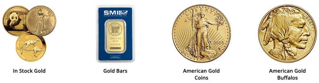 JM Bullion precious metals offerings