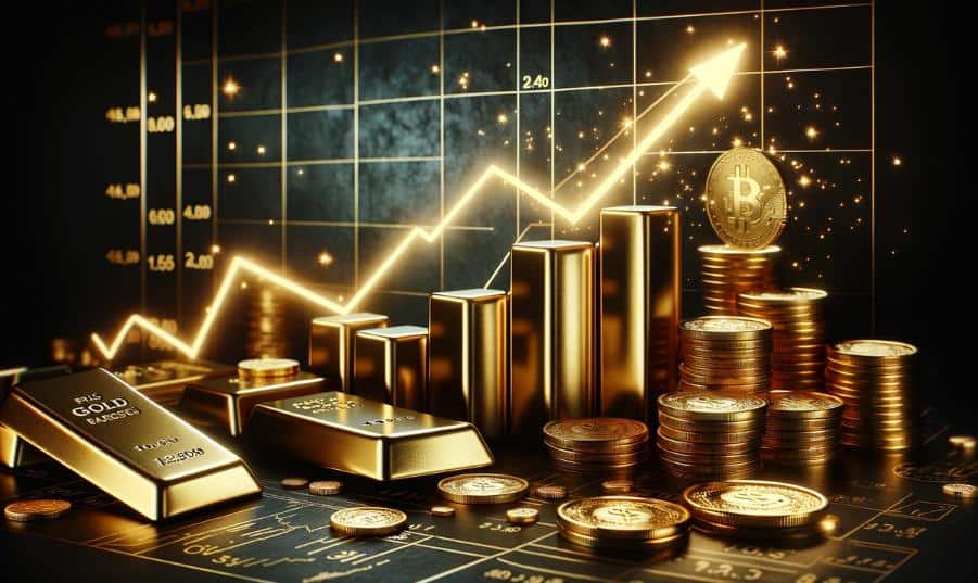 a gold IRA investing chart