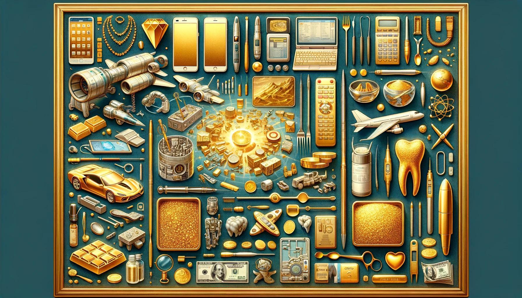 the various uses for gold